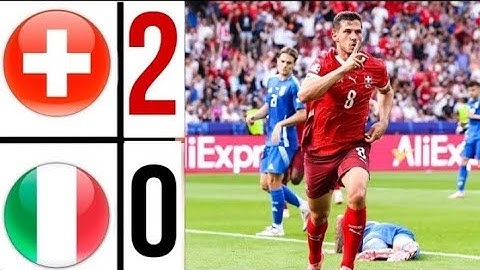 Switzerland vs Italy 2-0 | All Goals & Extended Highlights | UEFA Euro 2024