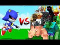 METAL SONIC vs ALL MUTANT MINECRAFT ENDERMAN, WITHER, ZOMBIE, SKELETON MUTANT ULTIMATE TOURNAMENT