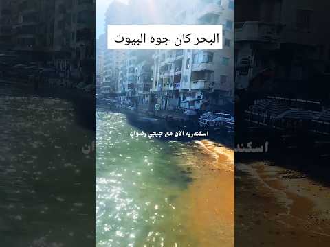 أبوقير اسكندرية البحر كان جوه البيوت