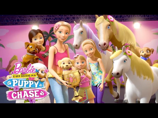 Live in the Moment Music Video | Barbie u0026 Her Sisters in a Puppy Chase | @Barbie class=