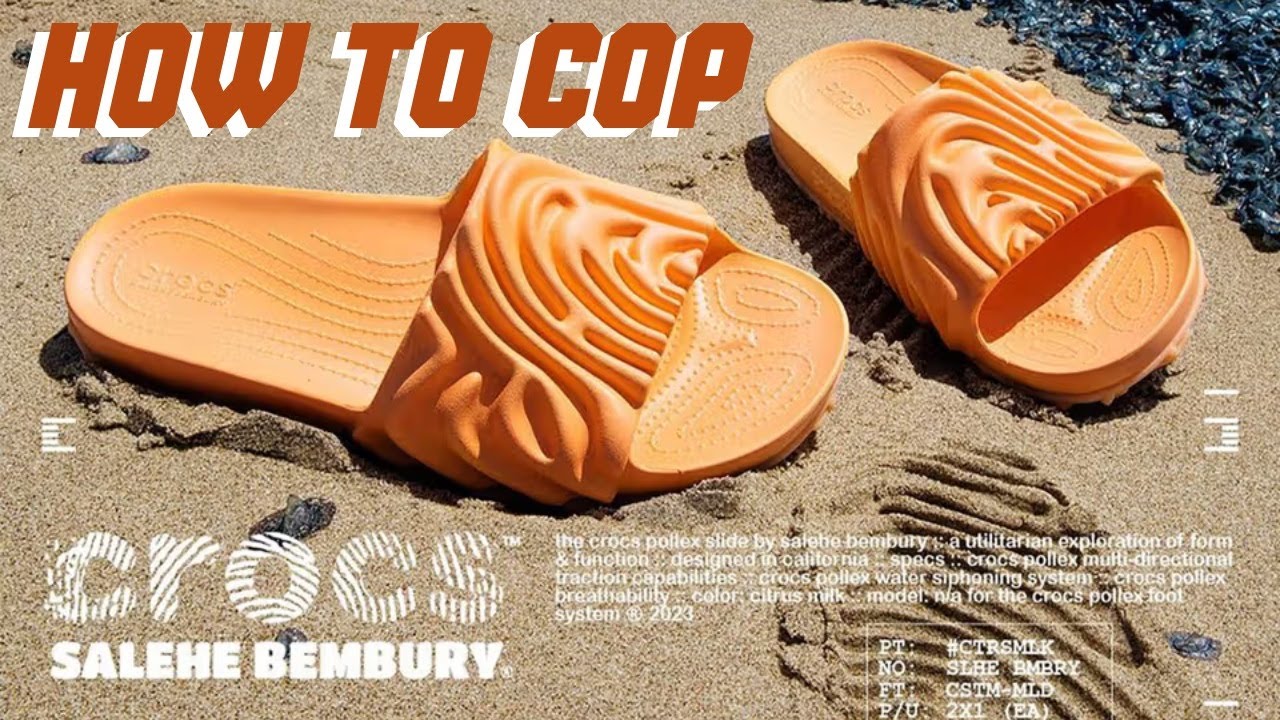 Salehe Bembury x Crocs Pollex Slide 'Citrus Milk' | HOW TO COP + Release Info