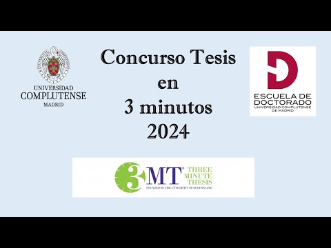 Concurso Tesis en 3 minutos 2024. UCM