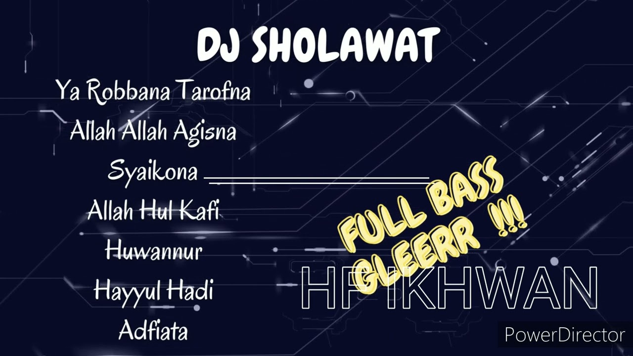 DJ Sholawat Full Bass || Ya Robbana Tarofna || Allah Allah Aghisna Dll || Sholawat Merdu