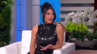 Ellen Scares Kim Kardashian With Spider In Their New Interview - Full Video