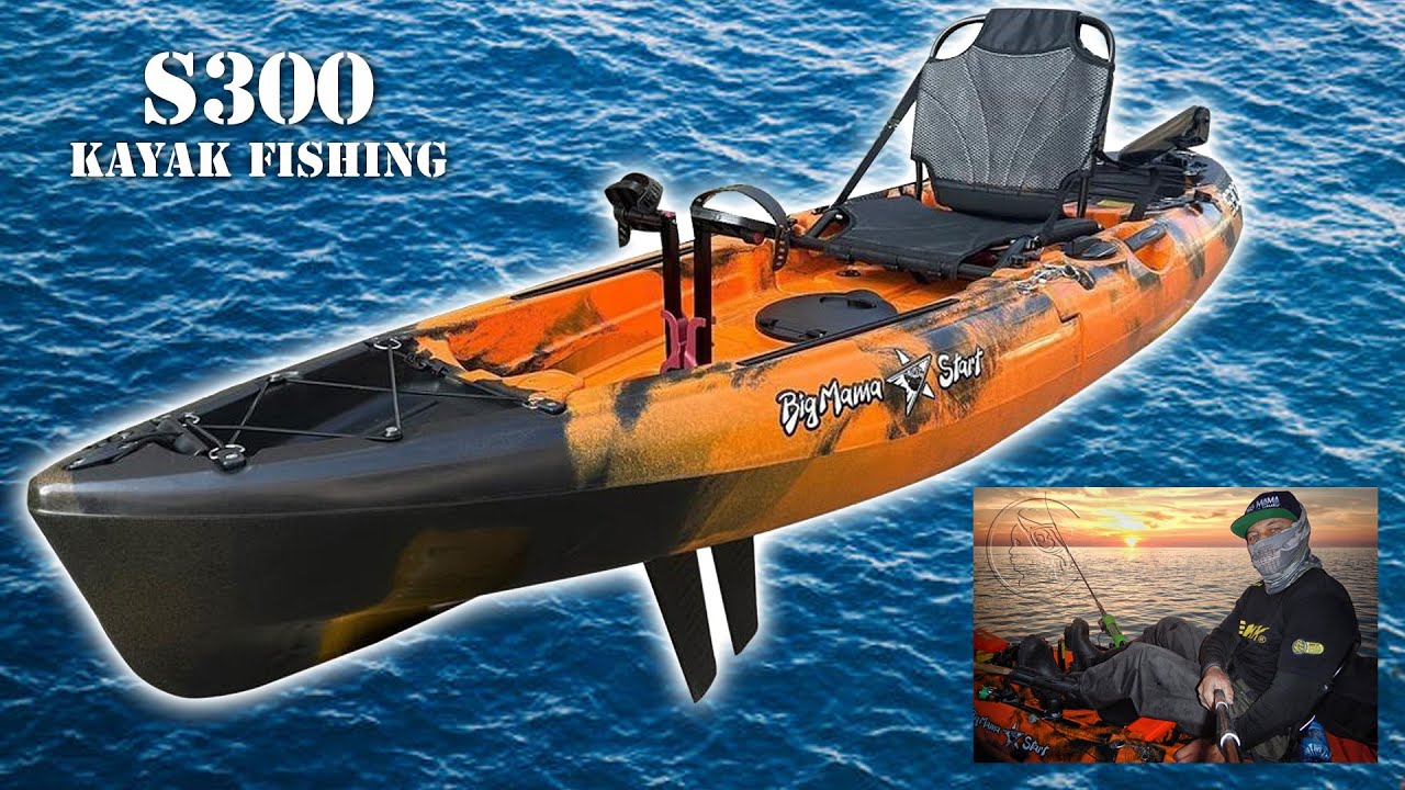 S300  Start Big Mama: presentazione e prova in acqua - kayak fishing