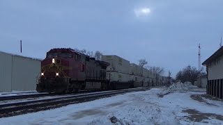 A Short Visit To Coal City 12/6/25
And another video.
After my stint at the Hoosier Valley Railroad Museum earlier in the day, I made my way towards Coal City along the famous BNSF Chillicothe Subdivision as I got word that a Fakebonnet was leading train Q-STOCHI solo. While I was there I managed to get a few other neat trains before the train of the hour showed up on this cloudy winter evening. Enjoy!
Now here are the trains in order.
Train 1: EB Intermodal
Power:
BNSF ES44C4 #8051
BNSF ET44C4 #3785
BNSF ES44DC #7559
BNSF ES44C4 #8194
Train 2: EB Intermodal
Power:
BNSF ES44DC #7412
BNSF ES44C4 #4222
BNSF C44-9W #4011
BNSF C44-9W #5329
BNSF C44-9W #5506
Trains 3 and 4: WB Mixed Freight meets WB Intermodal
Train 3s Power:
BNSF AC44CW #5707
BNSF ES44C4 #6973
Train 4s Power:
BNSF ES44AC #5872 *Blocked By Train 3*
BNSF SD70ACe #9340 *Blocked By Train 3*
Train 5: EB Intermodal
Power:
BNSF C44-9W #784 *Fakebonnet*
DPUs:
BNSF ES44C4 #7943
BNSF C44-9W #4059
Taken on 12-6-25 A Short Visit To Coal City 12/6/25