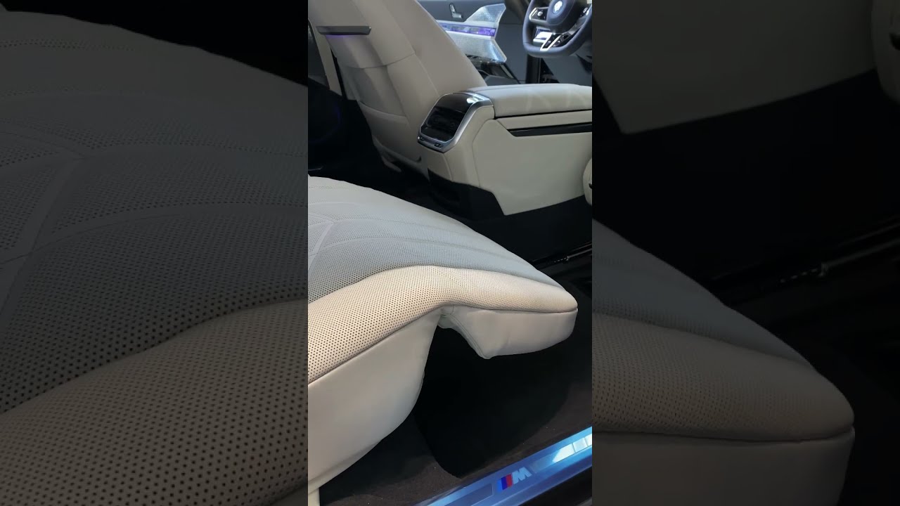 BMW I7 Backseat Relax Position The Highest Level Of Travel Comfort 