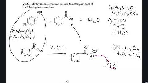 Exercise 21.19 and 21.23 - Multi-step Synthesis with Carboxylic Acids and their Derivatives