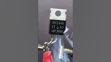 The End of Overloaded Circuit Components #shorts #zaferyildiz #short #electronics #viral #irfz44n