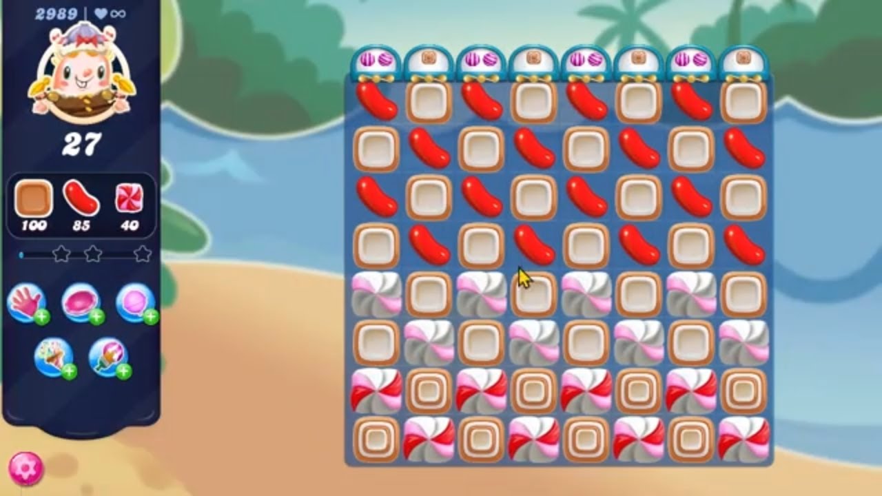 Candy Crush Saga LEVEL 2989 NO BOOSTERS new version