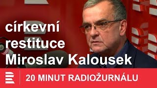 Miroslav Kalousek: Stát chce církve zdaněním náhrad znovu okrást