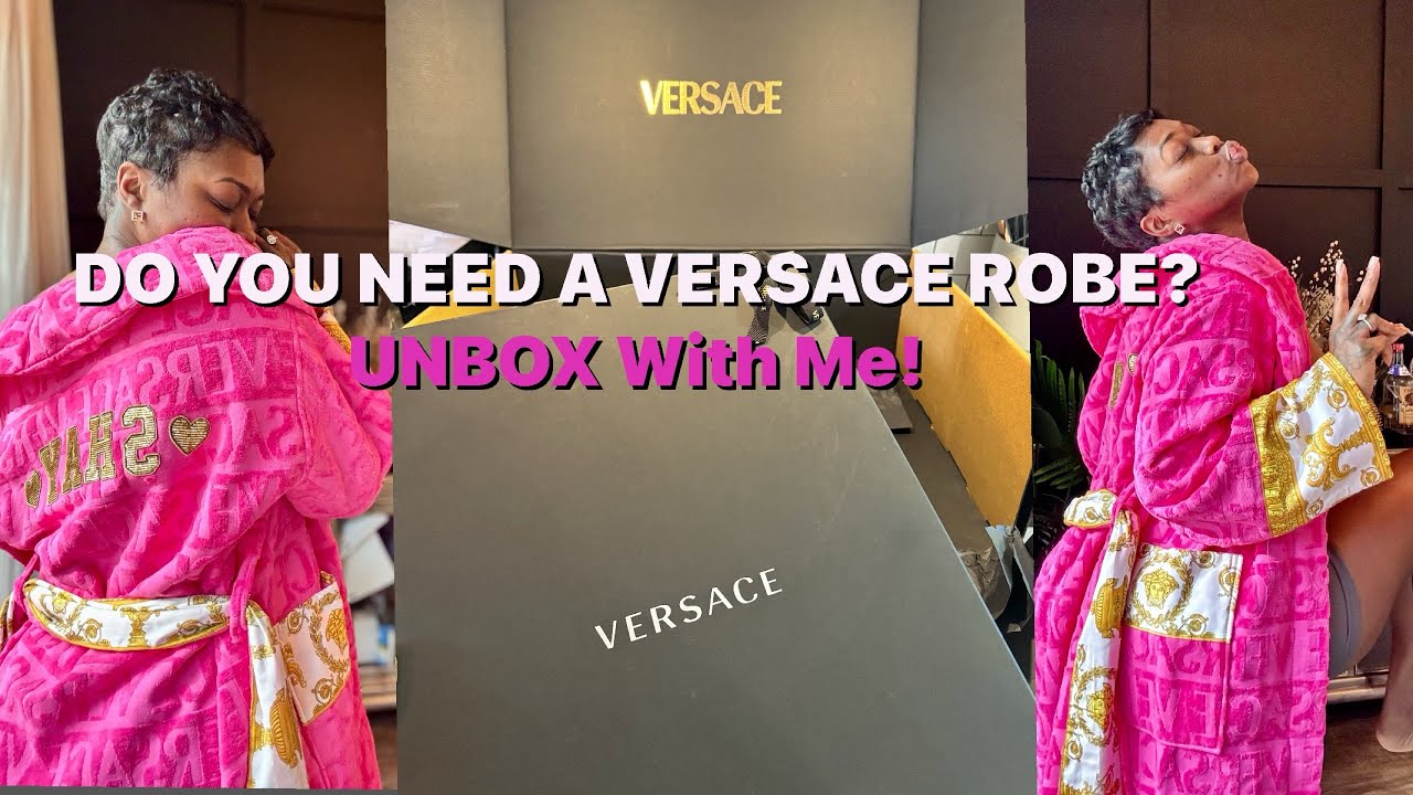 VERSACE Robe Unboxing! Going over size, fit, and customization YouTube