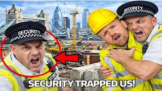 ANGRY SECURITY GUARDS TRAPPED US IN BUILDING SITE! *ESCAPE!*