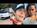 David Dobriks Friend Scraped The Lamborghini || Tesla Winners Reactions - Vlog Squad IG Stories 52