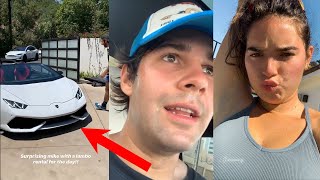 David Dobriks Friend Scraped The Lamborghini || Tesla Winners Reactions - Vlog Squad IG Stories 52