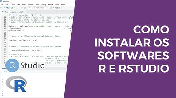 Instalação dos Softwares R e RStudio