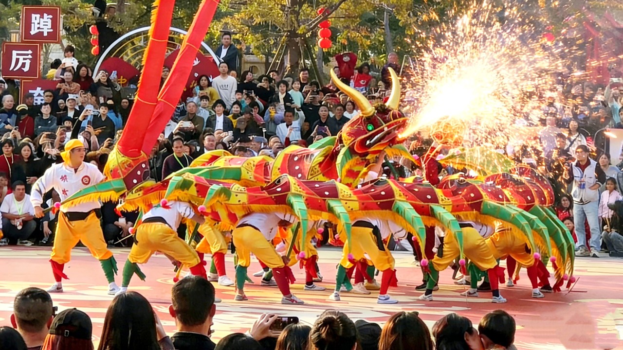 2026潮汕动物舞林大会｜闹春巡演｜独一无二｜蜈蚣舞｜麒麟舞｜双咬鹅舞……无奇不有｜精彩绝伦｜潮州大锣鼓｜标旗美女#潮汕民俗文化