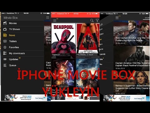 iPhone Movie Box Nasıl Yüklenir En iyi Film izleme Uygulaması Ücretsiz Jailbreaksız İOS 9+9.3.1