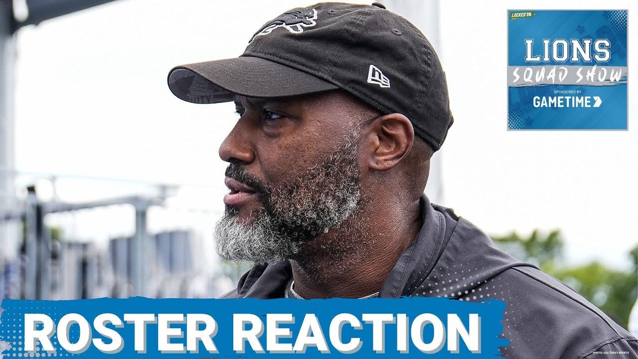 LIONS SQUAD SHOW: ROSTER REACTION! Detroit Lions 53-Man Roster + Lions vs Green Bay Packers Preview