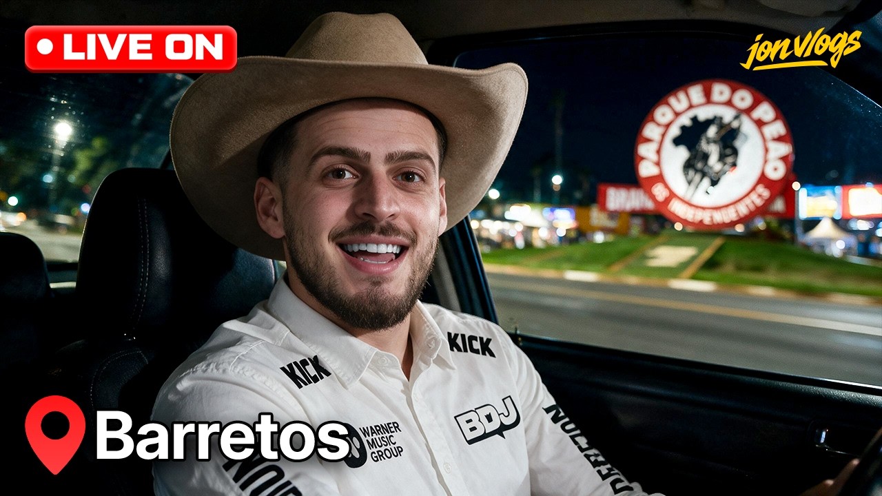 IRL - CHEGAMOS EM BARRETOS | JON VLOGS AO VIVO