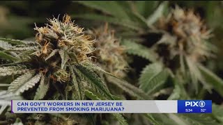 Can public employees in New Jersey be prevented from smoking pot?