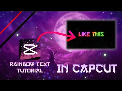 #RAINBOW ANIME TEXT TUTORIAL IN CAPCUT #capcut #anime #tutorial