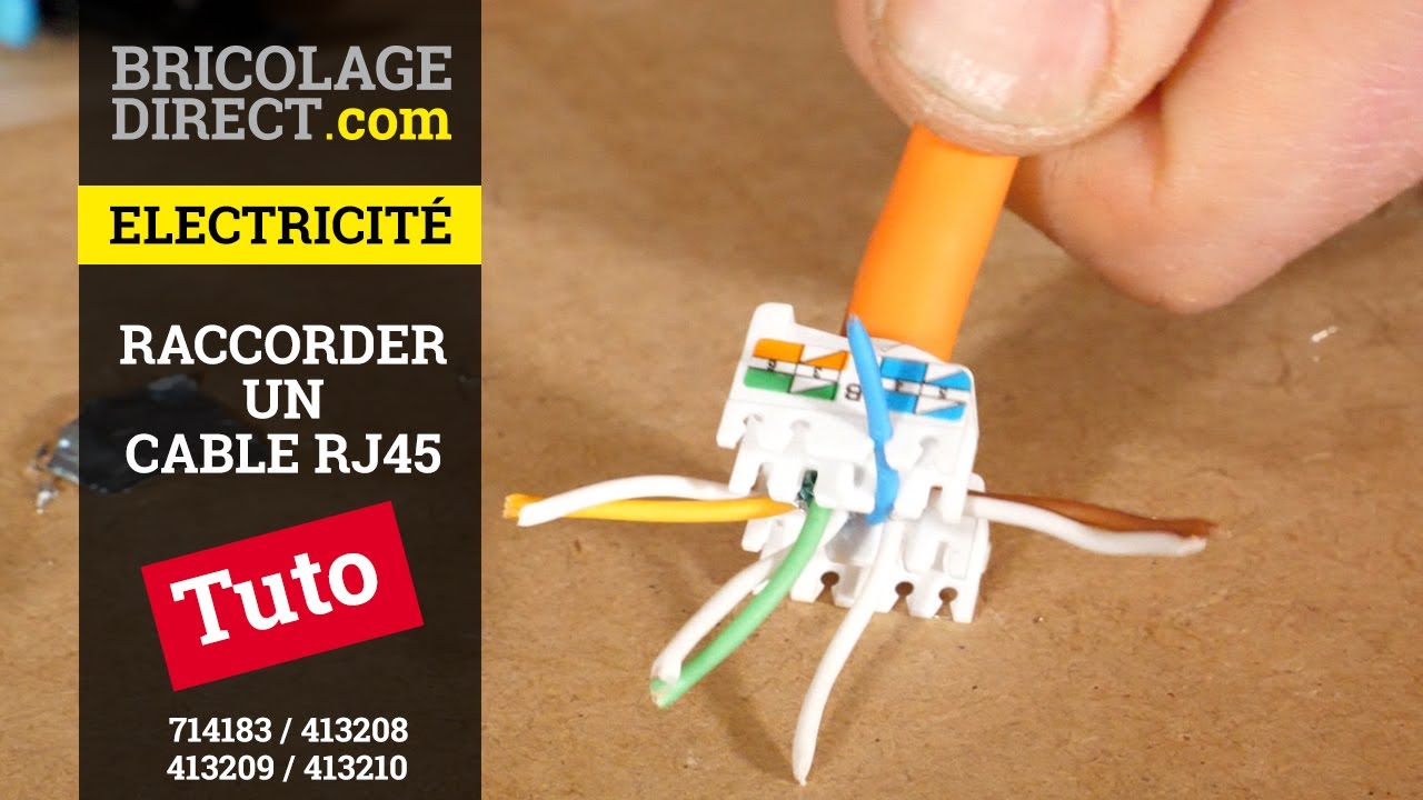 Comment créer un câble RJ45 pour la maison connectée ?