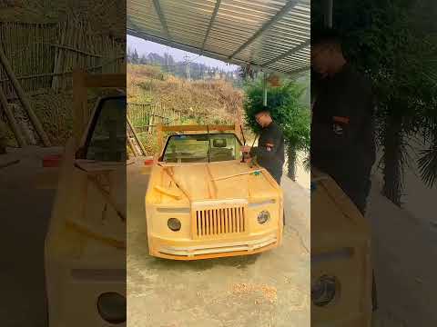 रामू_ने_बनाया_गजब_की_Car_~_mini _wood_toy-_woodworking_ar#viralvideo #woodworking #viralshorts