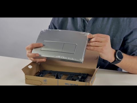 Распаковка и обзор клавиши смыва Geberit Delta 51 115.105.46.1