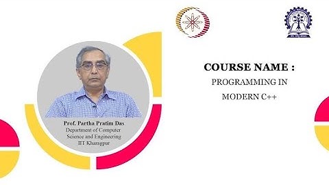 Programming in Modern C++ | Week 8 Quiz | Assignment 8 Solution | NPTEL 2022 | SWAYAM