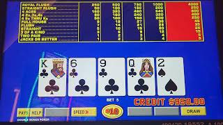 13 minutes of $50 a hand Hi Limit - Borgata Hi Limit Video Poker - Vid #25