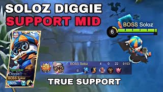 DIGGIE THE TRUE SUPPORT DUO LANE + GAMEPLAY