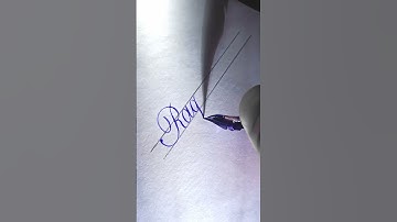 Comment you name for next video | #aksharlekhan #calligraphy #cursive #shorts #thinkingart