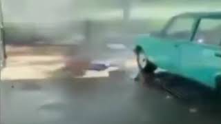 FREESTYLER while cleaning car