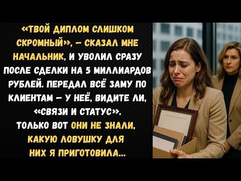 Я Провела Лучшую Сделку В Истории, А Меня Уволили Но Босс Даже Не Догадывался, Чьё Имя Стоит
