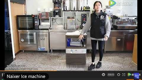 Air cooling ice machine Install video
