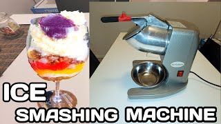 ICE SMASHING MACHINE PERFECT FOR ICE SCRAMBLE  AND HALO-HALO