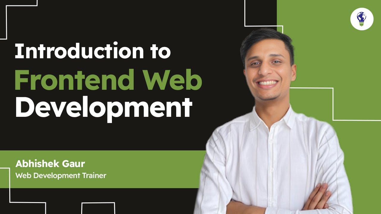 ️Introduction to Frontend Web Development ️ - YouTube