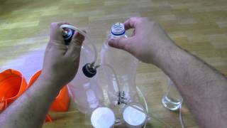 طريقه تحضير غاز ثانى أكسيد الكربون لأحواض الاسماك المزروعه DIY CO2 Citric acid and Baking soda