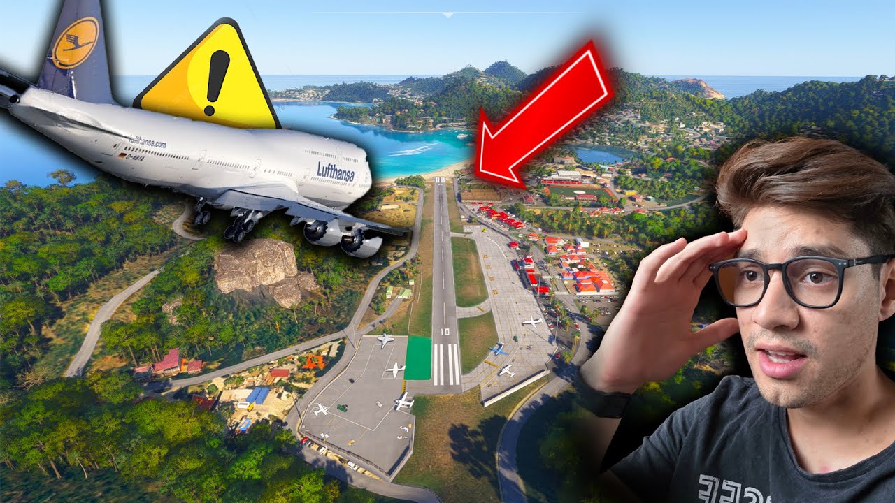 ✈️ Aterrizando en los 5 Aeropuertos Más Peligrosos del Mundo 🌍🔥