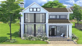 The Sims 4 | NewCrest MODERN FAMILY HOUSE | NO CC | Stop Motion build