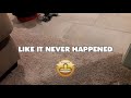 Pet Damaged Carpet At Tile In Roseville CA | CARPET REPAIRS