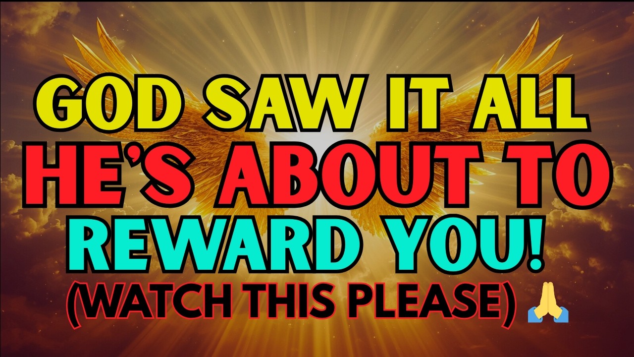 🔴 Chosen One God saw everything you did. He is about to bless you🙏🕊️