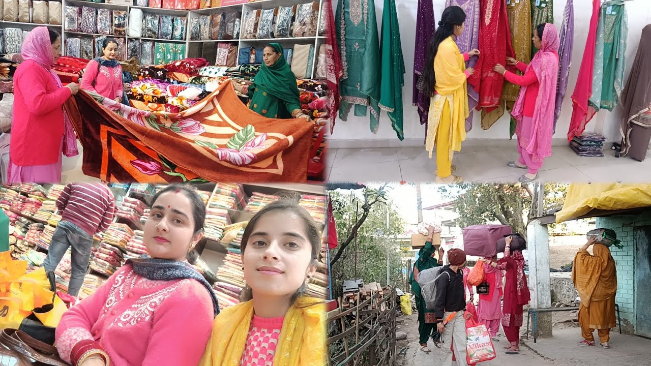 #मम्मी जी के साथ गए आज शादी की शॉपिंग करने 🛍️।।#shopping #marriage 