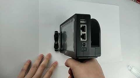 Handheld inkjet printer H7X and H7 Arabic language printing.