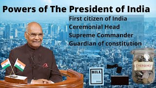 Powers of the President of India| Hindi