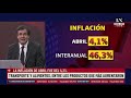 Alerta económica. La inflación creció un 17,6% en lo que va del año