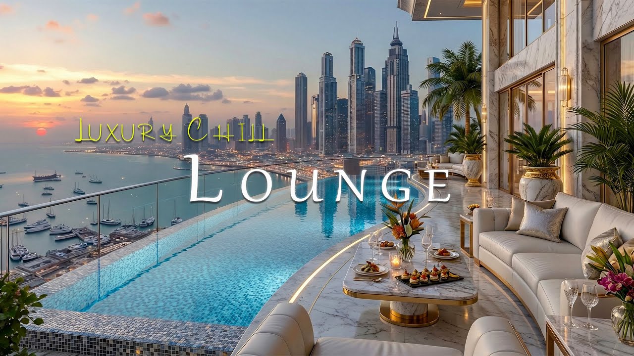 Luxury Chillout Lounge Music ~ Sunset Coast, Glow & Soft Night | Instrumental Relaxing Music