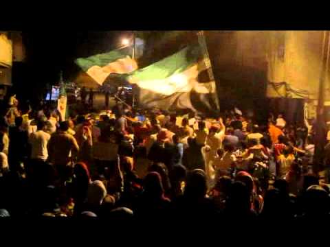 حمص الصامدة أحرار الوعر مسائية الوفاء للشهيدين إدريس سويد وجهاد عمرو 24 06 2012 ج1