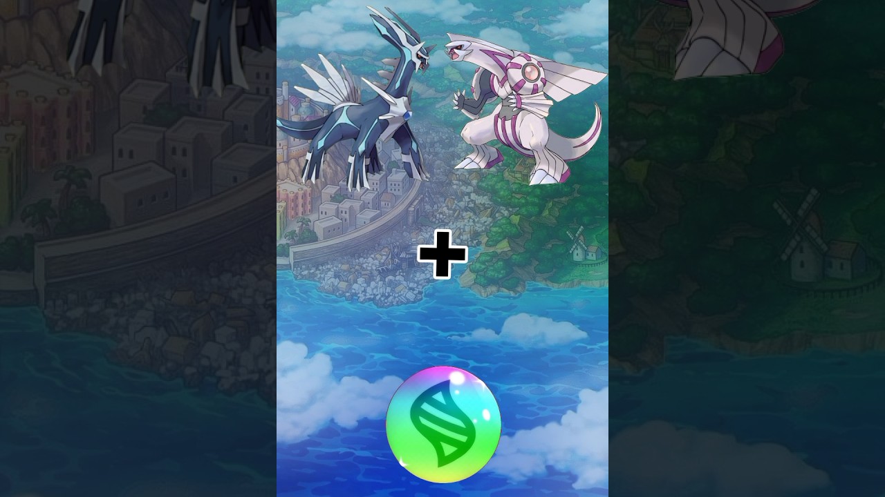 What if Palkia 🌌 and Dialga ⏳ have Mega Evolution #pokemon #shorts #megaevolution #legendarypokemon